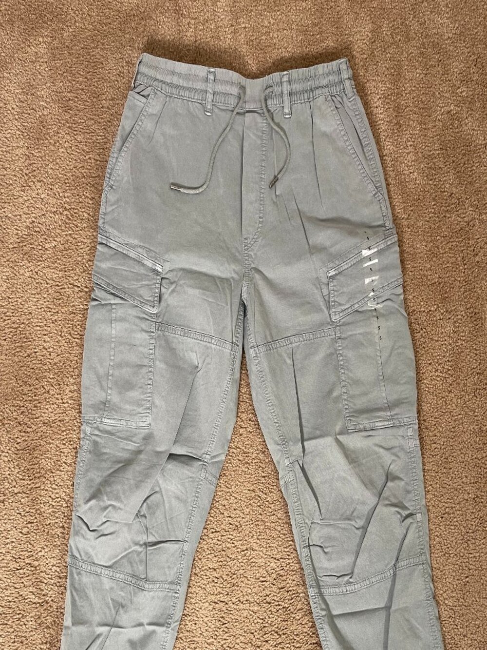 American Eagle Light Blue Relaxed Cargo Pants